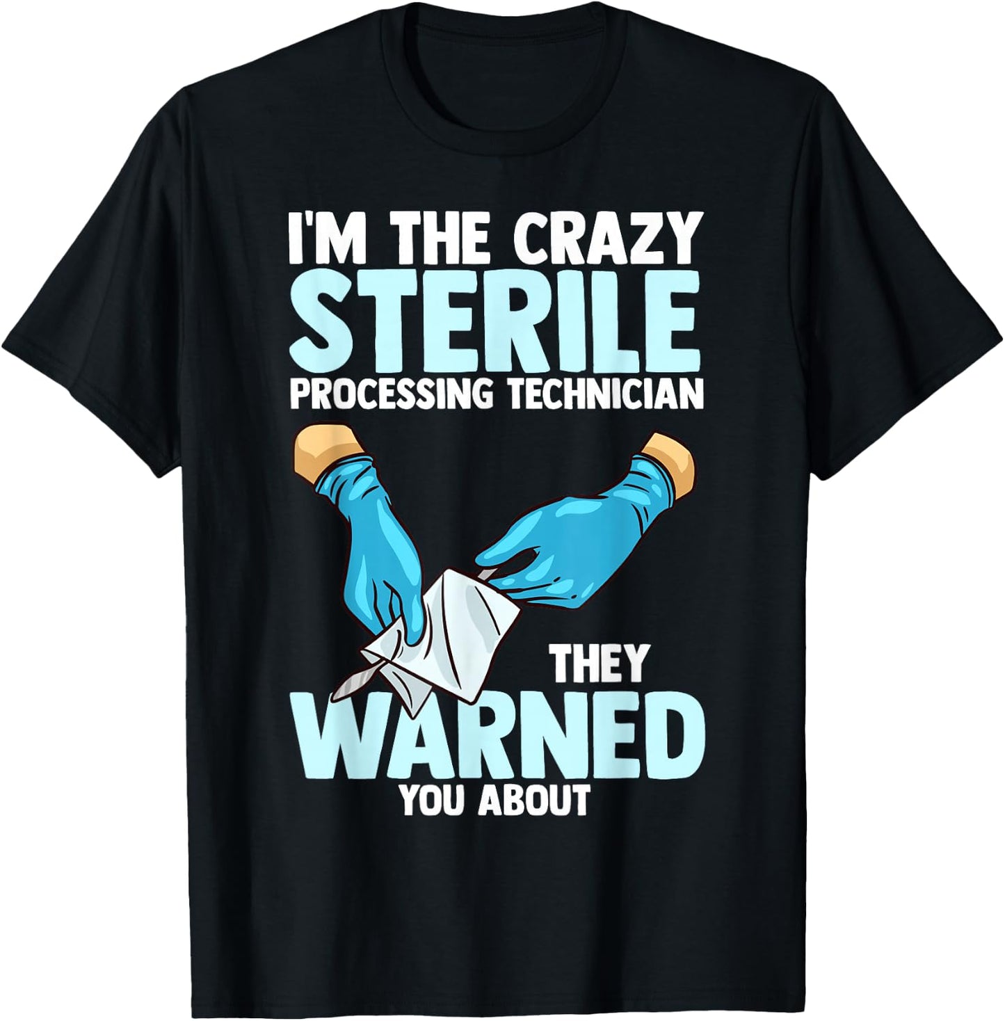 Sterile Processing Technician Instruments Tech Certification T-Shirt - T-Shirt | Black