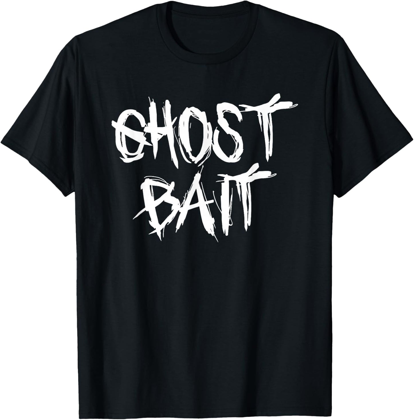 Paranormal Investigation Ghost Bait Haunted Ghost Hunter T-Shirt - T-Shirt | Black