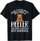 Red Heeler Silence Is Golden Australian Cattle Dog T-Shirt - T-Shirt | Black