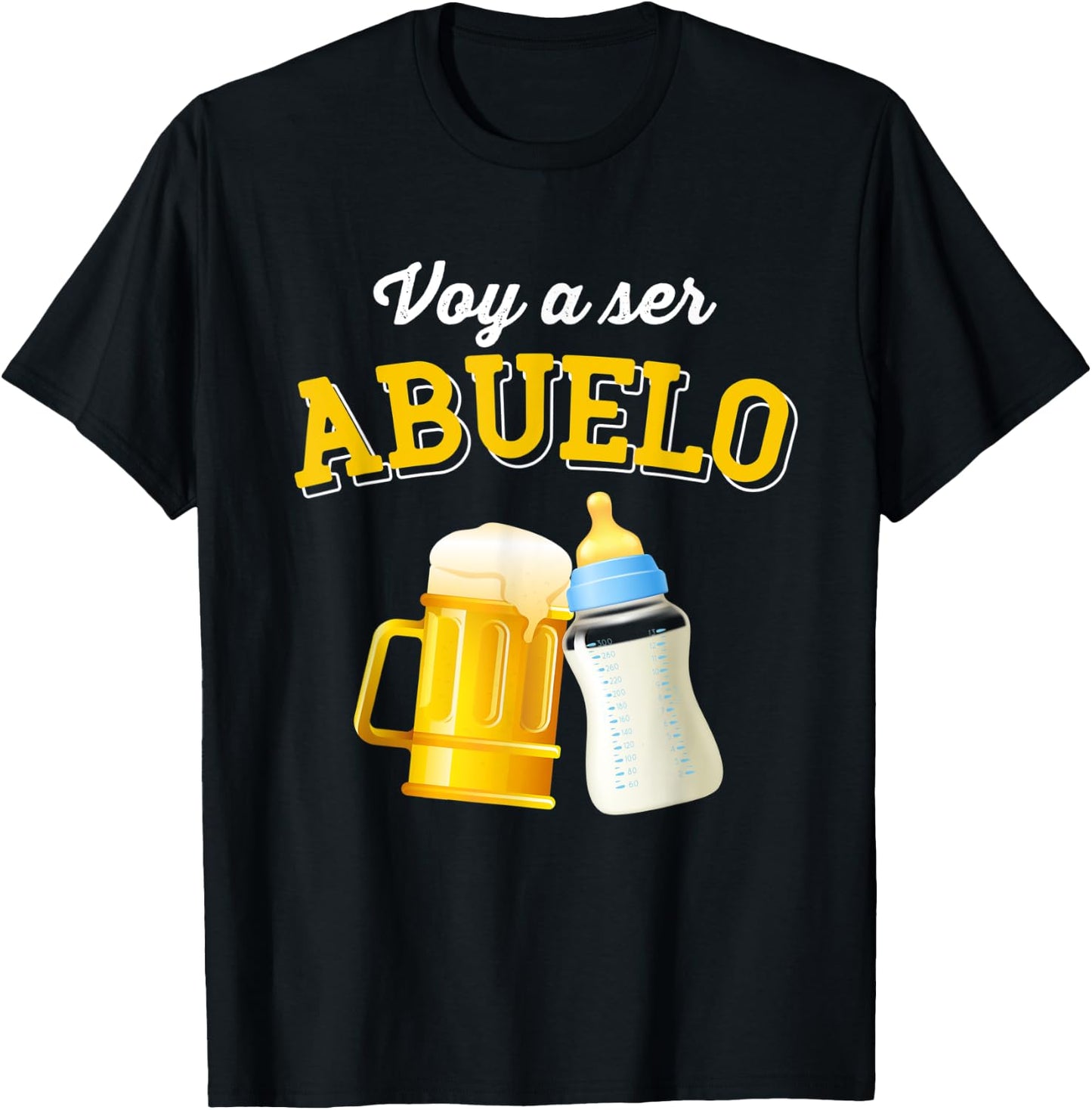 I'm going to be grandpa - future grandpa in 2021 beer bottle T-Shirt - T-Shirt | Black