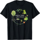 Maple Tree Seasonal Life Cycle Design Seed To Forest Lifespa T-Shirt - T-Shirt | Black