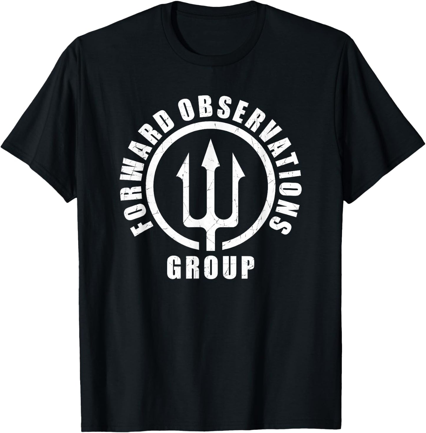 Forward Observations Group. Fog Trident Spear T-Shirt - T-Shirt | Black