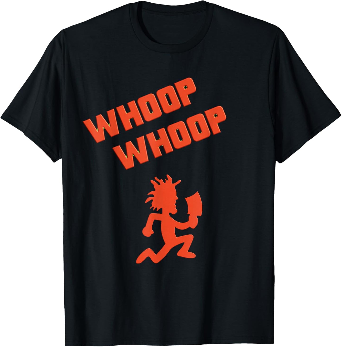 Juggalette ICP Whoop Man Extreme Colors Design T-Shirt - T-Shirt | Black
