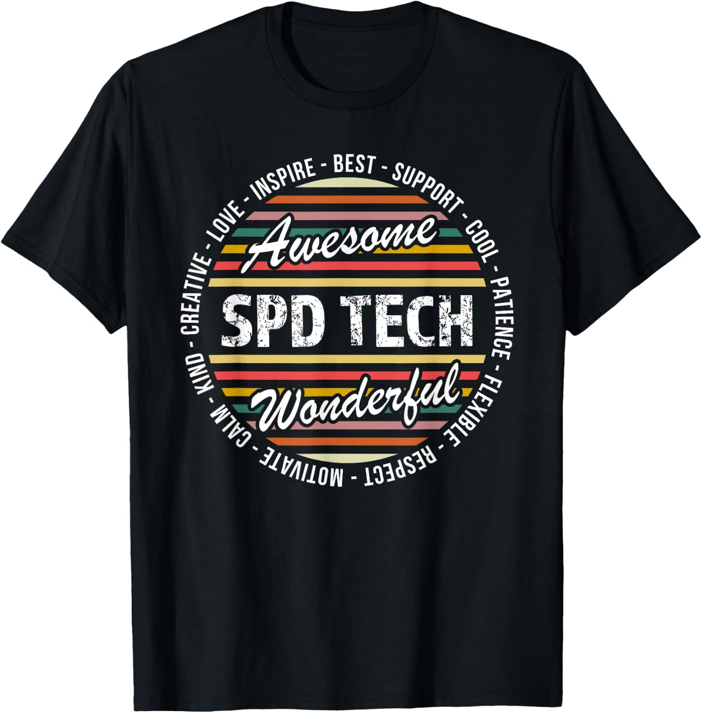 Sterile Processing Technician Shirt SPD Tech Week Gifts T-Shirt - T-Shirt | Black