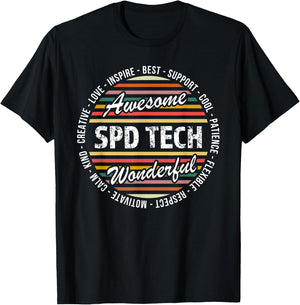 Sterile Processing Technician Shirt SPD Tech Week Gifts T-Shirt - T-Shirt | Black