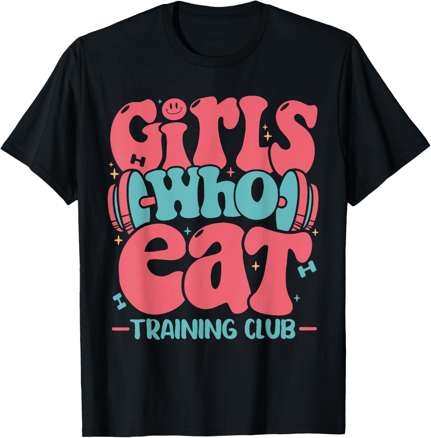 Girls Who Eat Training Club Workout Gym T-Shirt - T-Shirt | Black