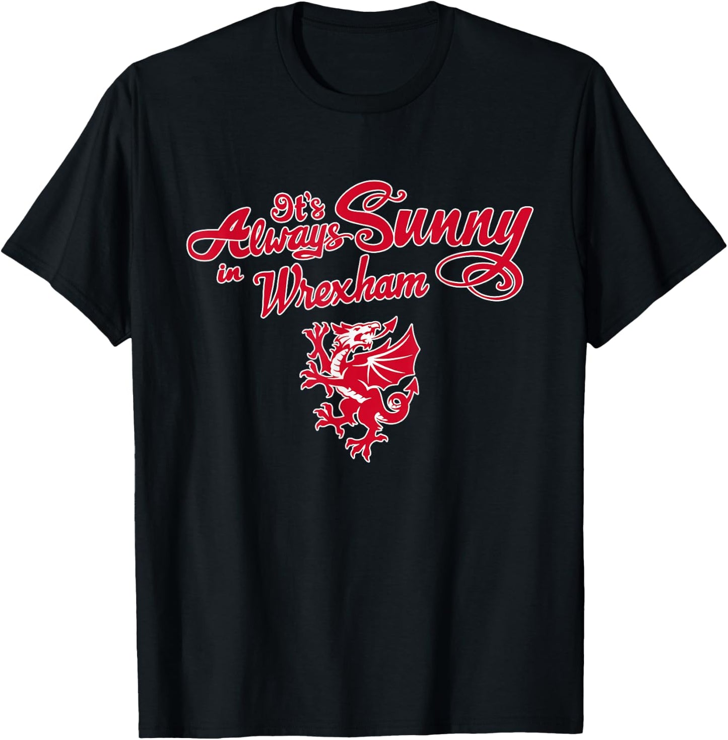 Sunny in Wrexham T-Shirt - T-Shirt | Black