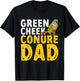 Green Cheek Conure Dad Parrot Bird Dad Conure T-Shirt - T-Shirt | Black