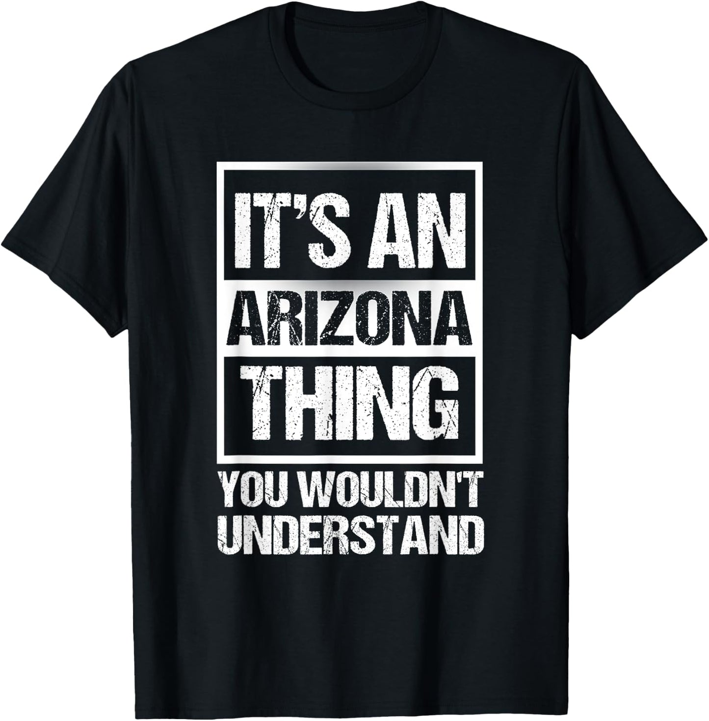 Retro Vintage Souvenir Arizona T-Shirt - T-Shirt | Black
