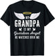 My Grandpa Is My Guardian Angel In Loving Memorial Memory T-Shirt - T-Shirt | Black