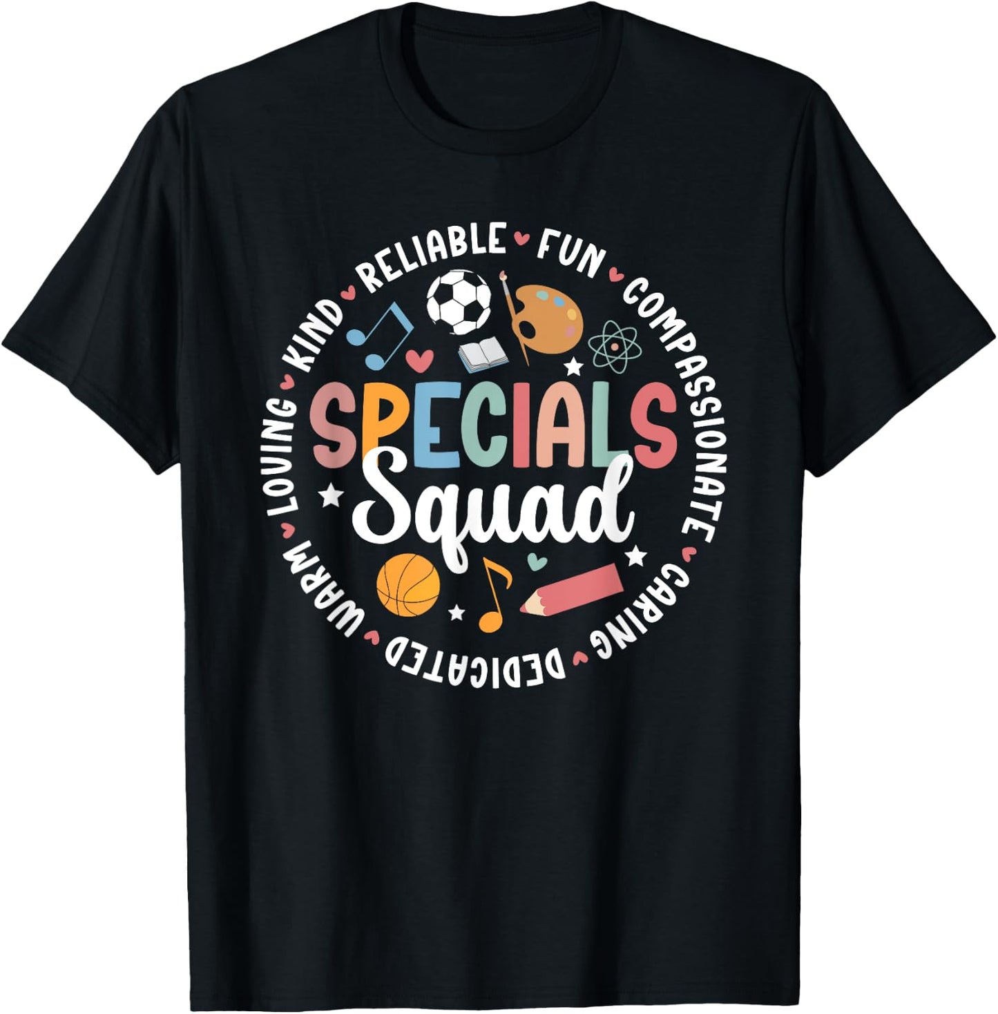 Specials Squad Appreciation Specials Team Specials Teacher T-Shirt - T-Shirt | Black