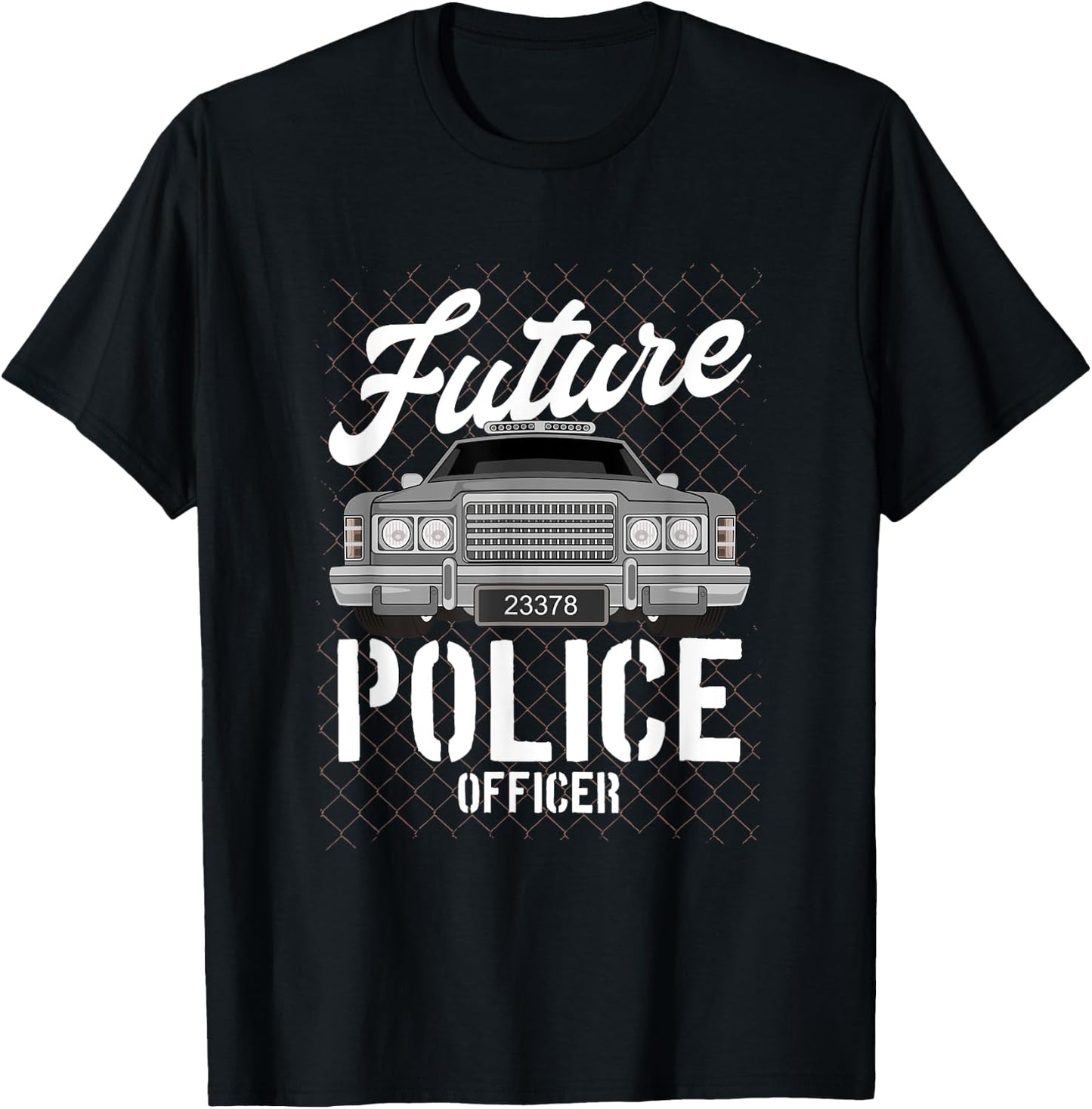 Future Police Officer | Policeman | Son Children Kids T-Shirt - T-Shirt | Black