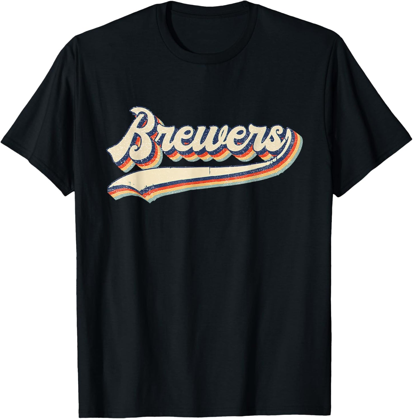Brewers Name Retro Vintage Gift Women Boy Girl T-Shirt - T-Shirt | Black