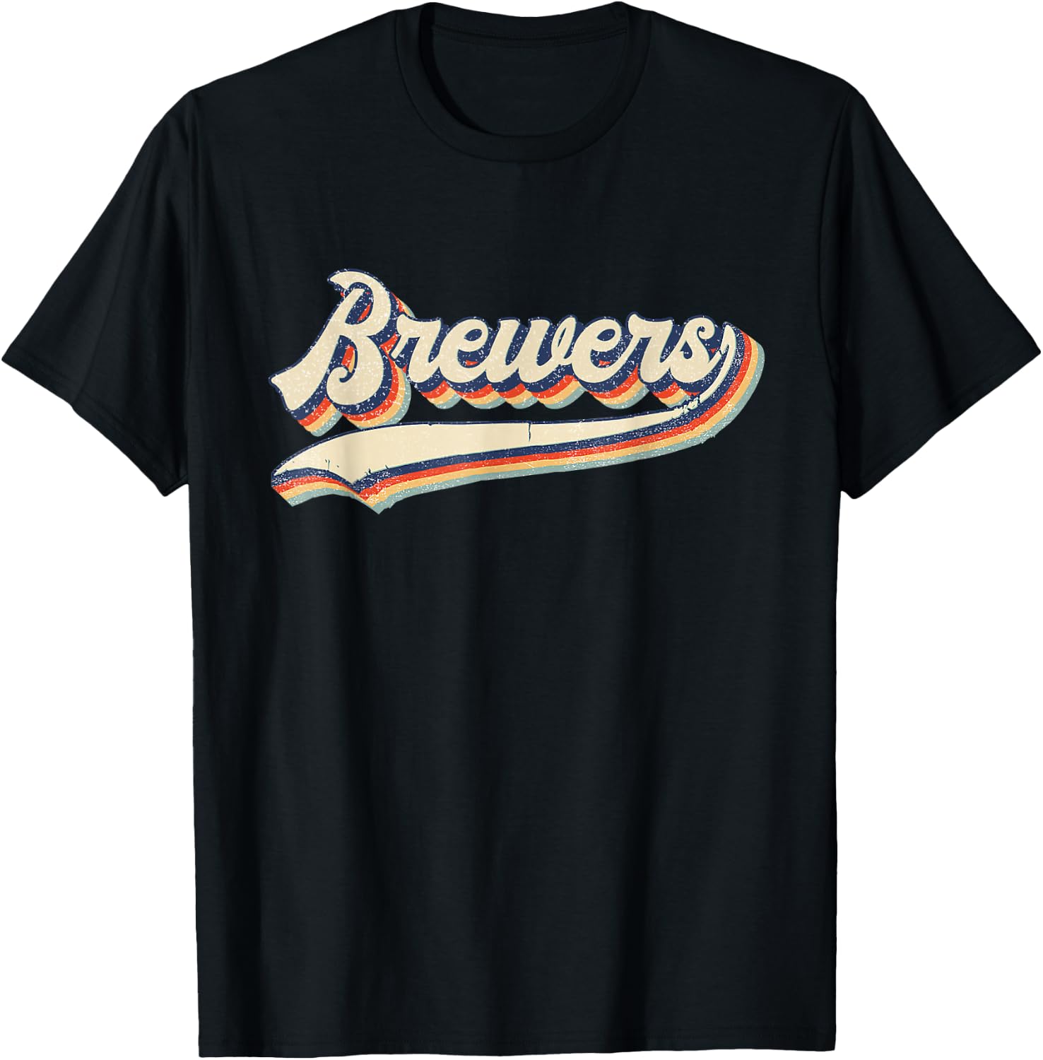 Brewers Name Retro Vintage Gift Women Boy Girl T-Shirt - T-Shirt | Black