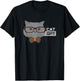 Cat GPT Working Ai Cat , Funny Geek Cat Lovers & Chat GPT T-Shirt - T-Shirt | Black
