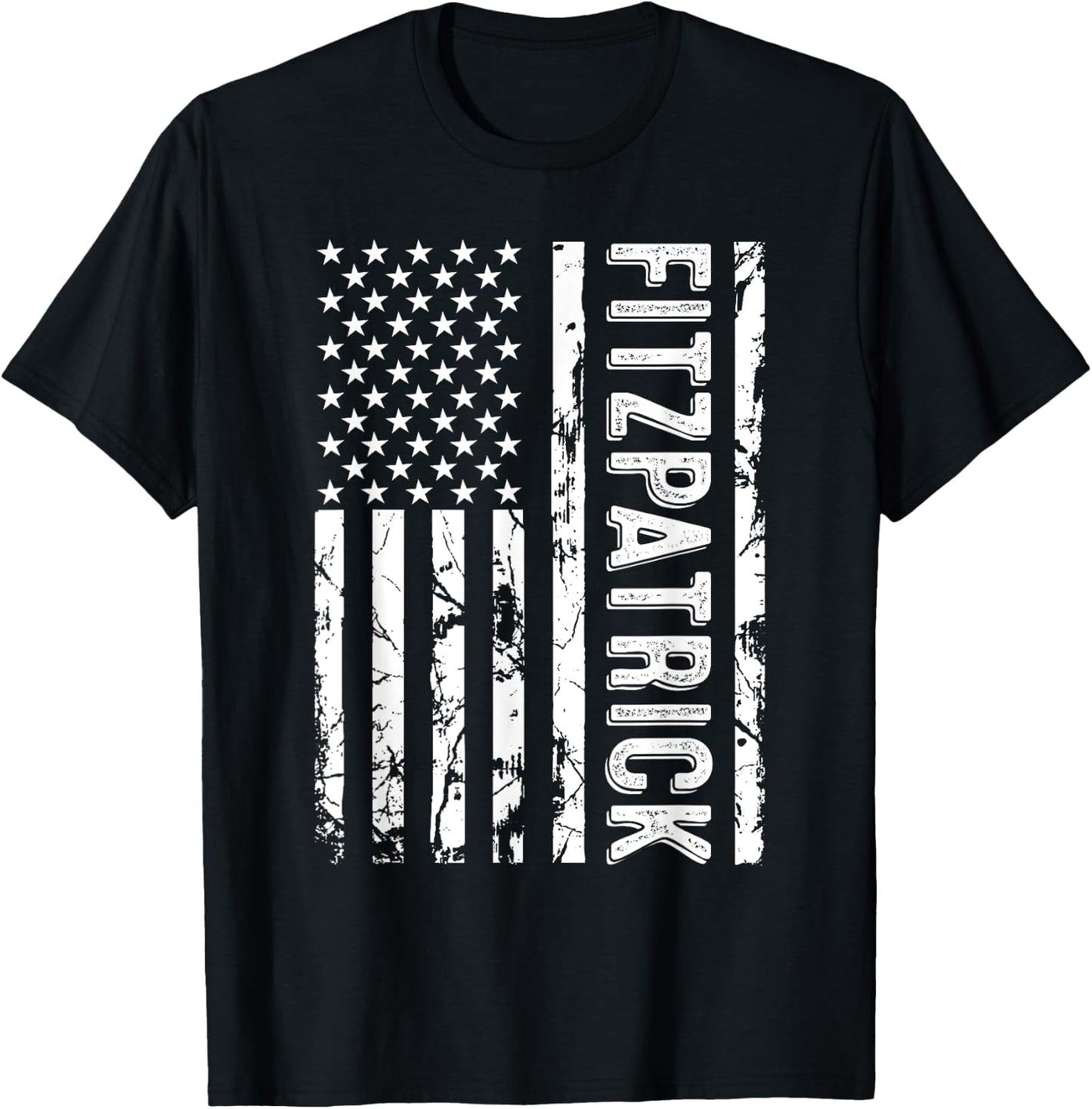 Fitzpatrick Last Name Funny Surname Team Family Reunion T-Shirt - T-Shirt | Black