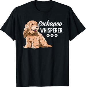 Cockapoo Whisperer Cockapoo Dog Owner T-Shirt - T-Shirt | Black