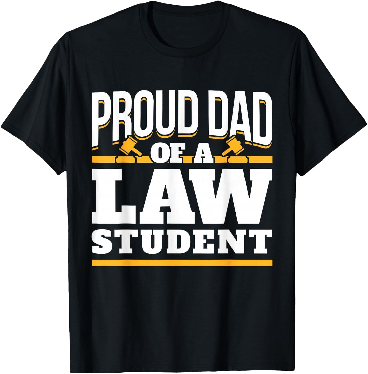 Law School - Son Daughter Studies Law - Dad Of A Law Student T-Shirt - T-Shirt | Black