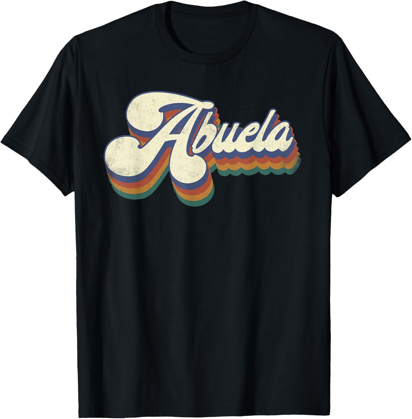 Abuela Gifts For Grandma Retro Vintage Mother's Day Abuela T-Shirt - T-Shirt | Black