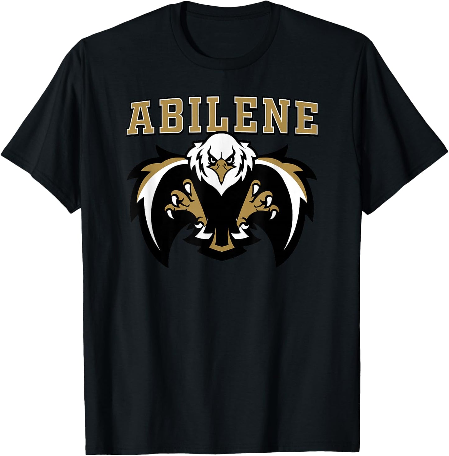 Abilene Eagles High School Team Spirit T-Shirt - T-Shirt | Black