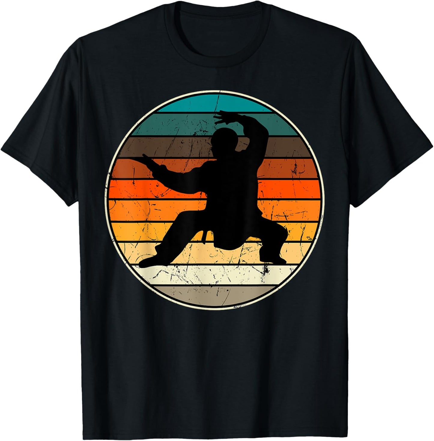 Kung Fu Martial Art Shaolin Monk T-Shirt - T-Shirt | Black