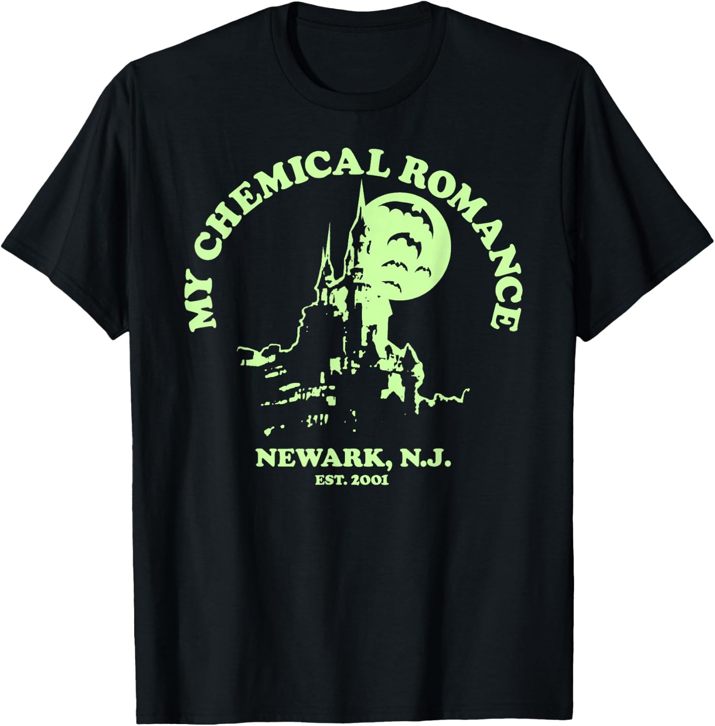 My Chemical Romance Haunted Castle T-Shirt - T-Shirt | Black