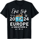 Europe Epic Trip Vacation 2024 Reunion Trip Making Memories T-Shirt - T-Shirt | Black