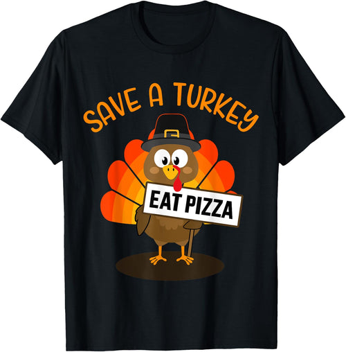 Vegan or vegetarian thanksgiving save a turkey eat pizza