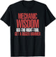 Funny Mechanic Wisdom Get A Bigger Hammer | Wrench Tool T-Shirt - T-Shirt | Black