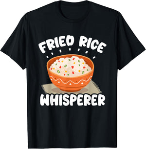 Fried Rices Whisperer Asian Fried Rices T-Shirt - T-Shirt | Black