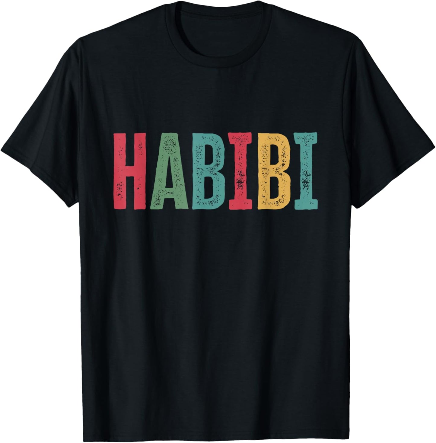 Habibi Darling Arabic T-Shirt - T-Shirt | Black