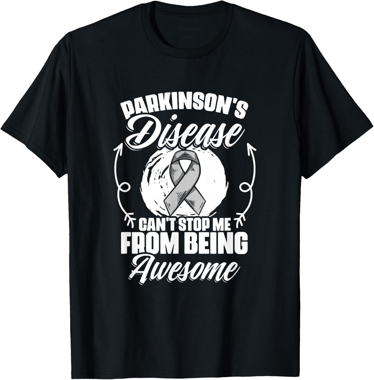Being Awesome PD Patients Parkinson's Disease Warrior T-Shirt - T-Shirt | Black