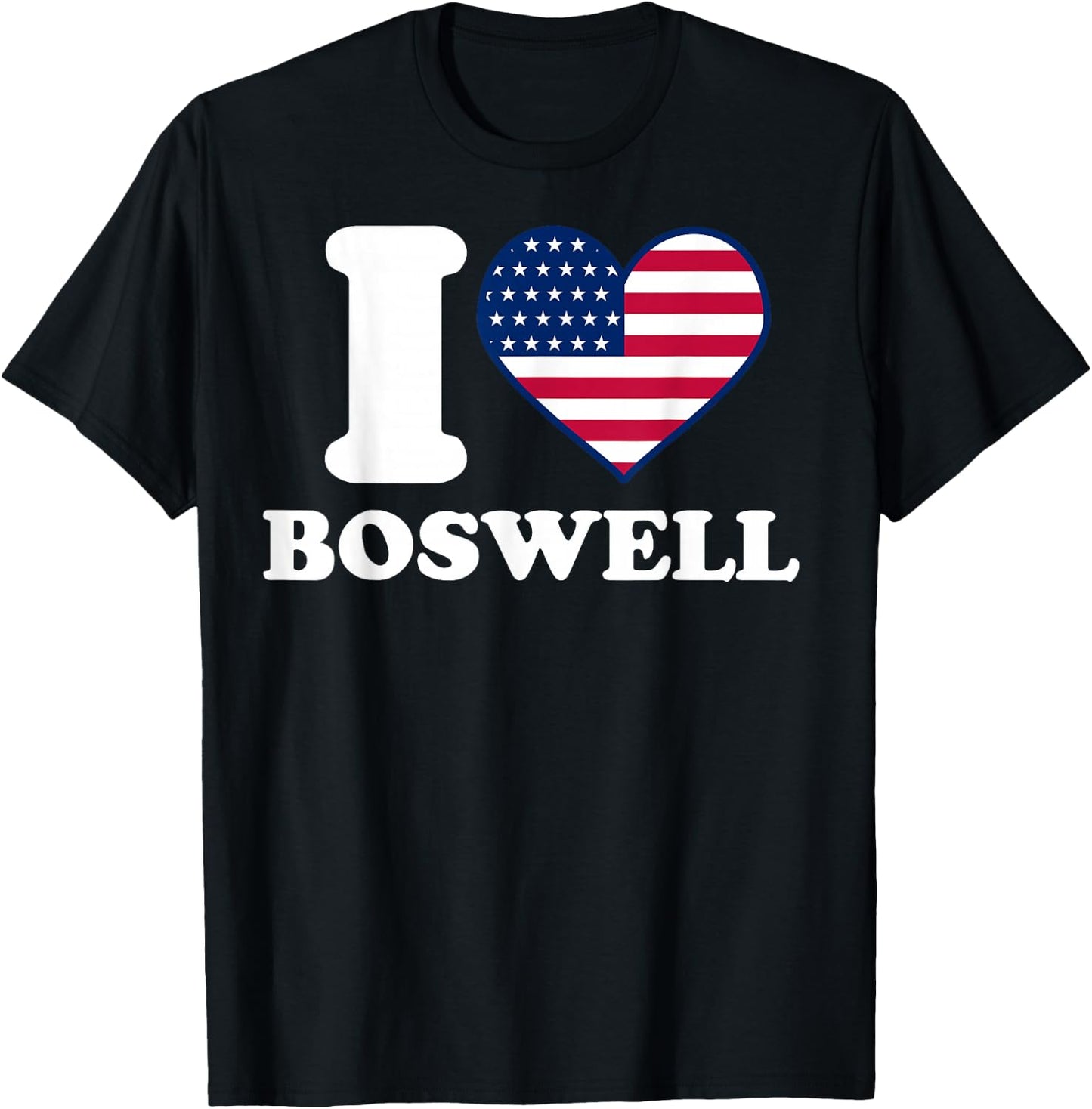 I love Boswell I heart Boswell T-Shirt - T-Shirt | Black
