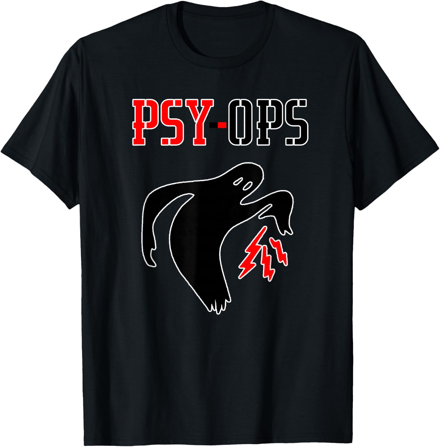 Psy-ops Secret Military Group US Armed Forces Clandestine T-Shirt - T-Shirt | Black