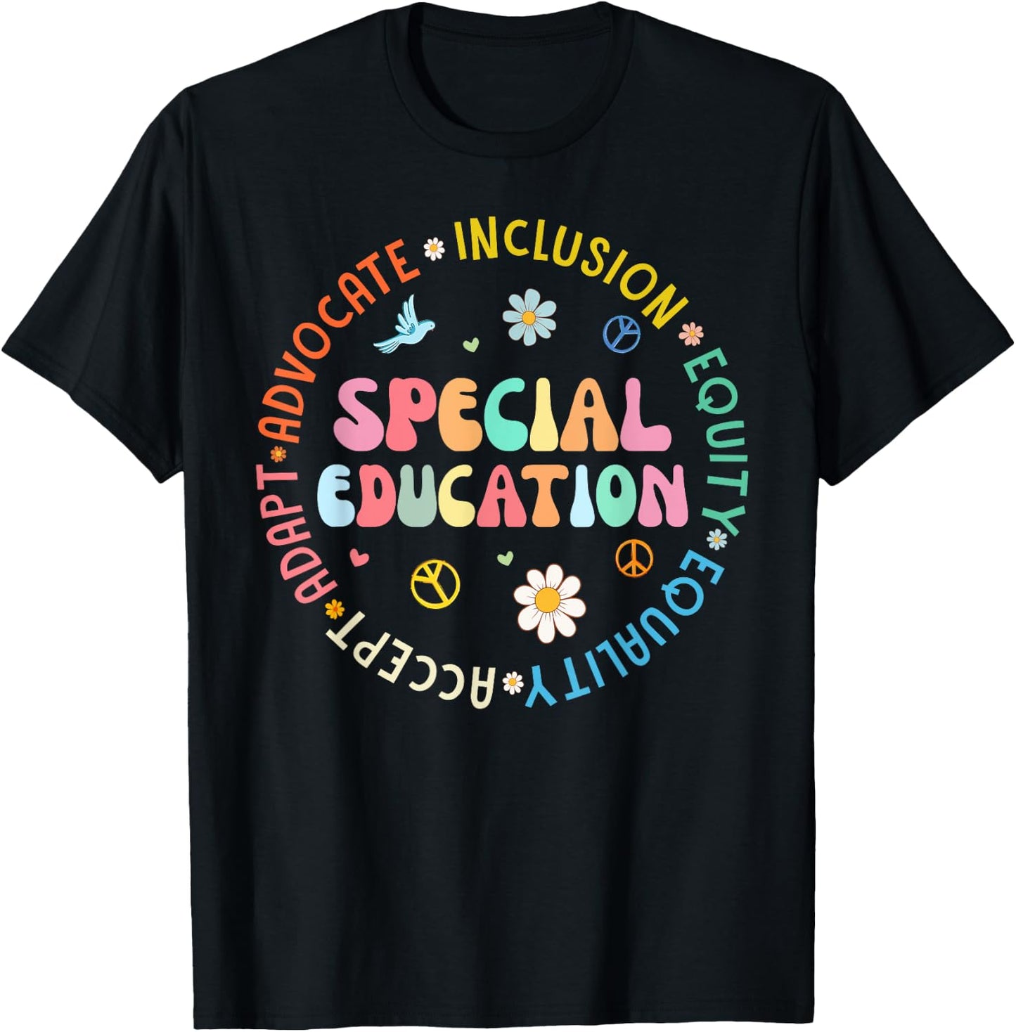Special Education Back To School Teacher T-Shirt - T-Shirt | Black