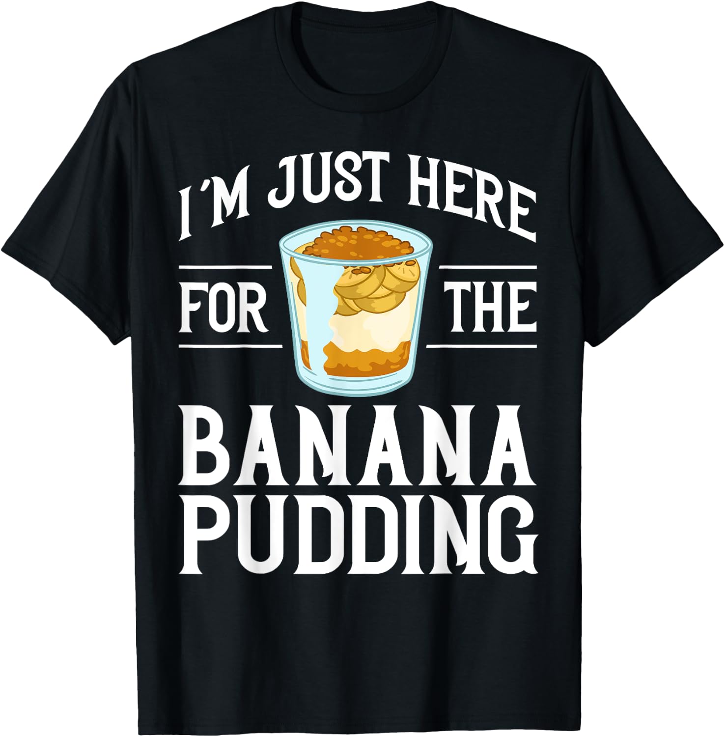 Banana Pudding Recipe Ice Cream Women Girls Kids T-Shirt - T-Shirt | Black