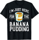 Banana Pudding Recipe Ice Cream Women Girls Kids T-Shirt - T-Shirt | Black