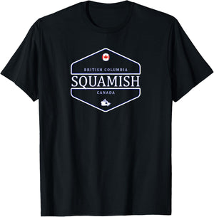 Squamish British Columbia Canada - Squamish BC Canada T-Shirt - T-Shirt | Black