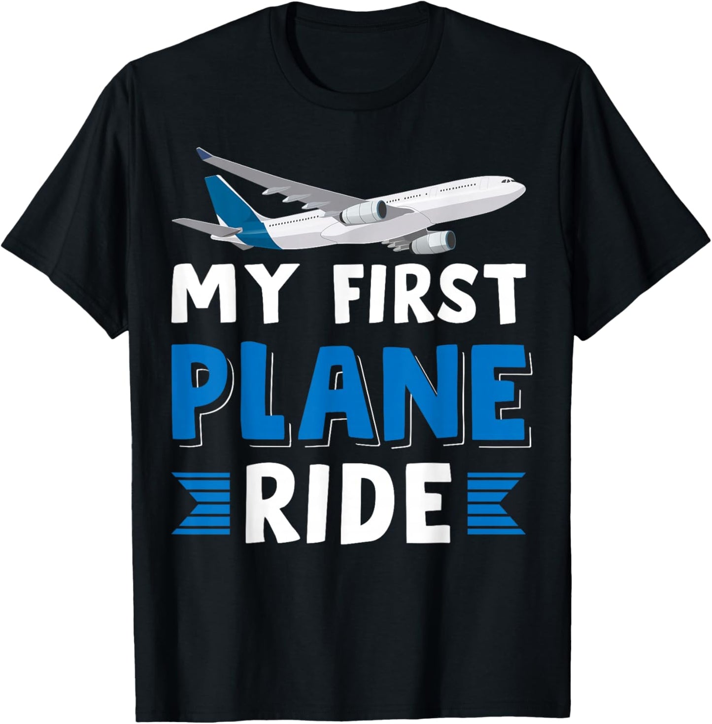 My First Plane Ride T-Shirt - T-Shirt | Black