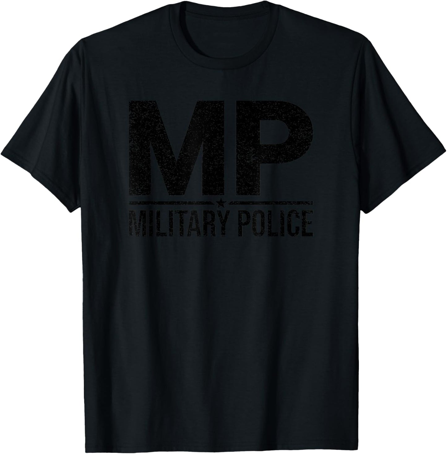 Mp Military Police Corps Us Army (black) T-Shirt - T-Shirt | Black