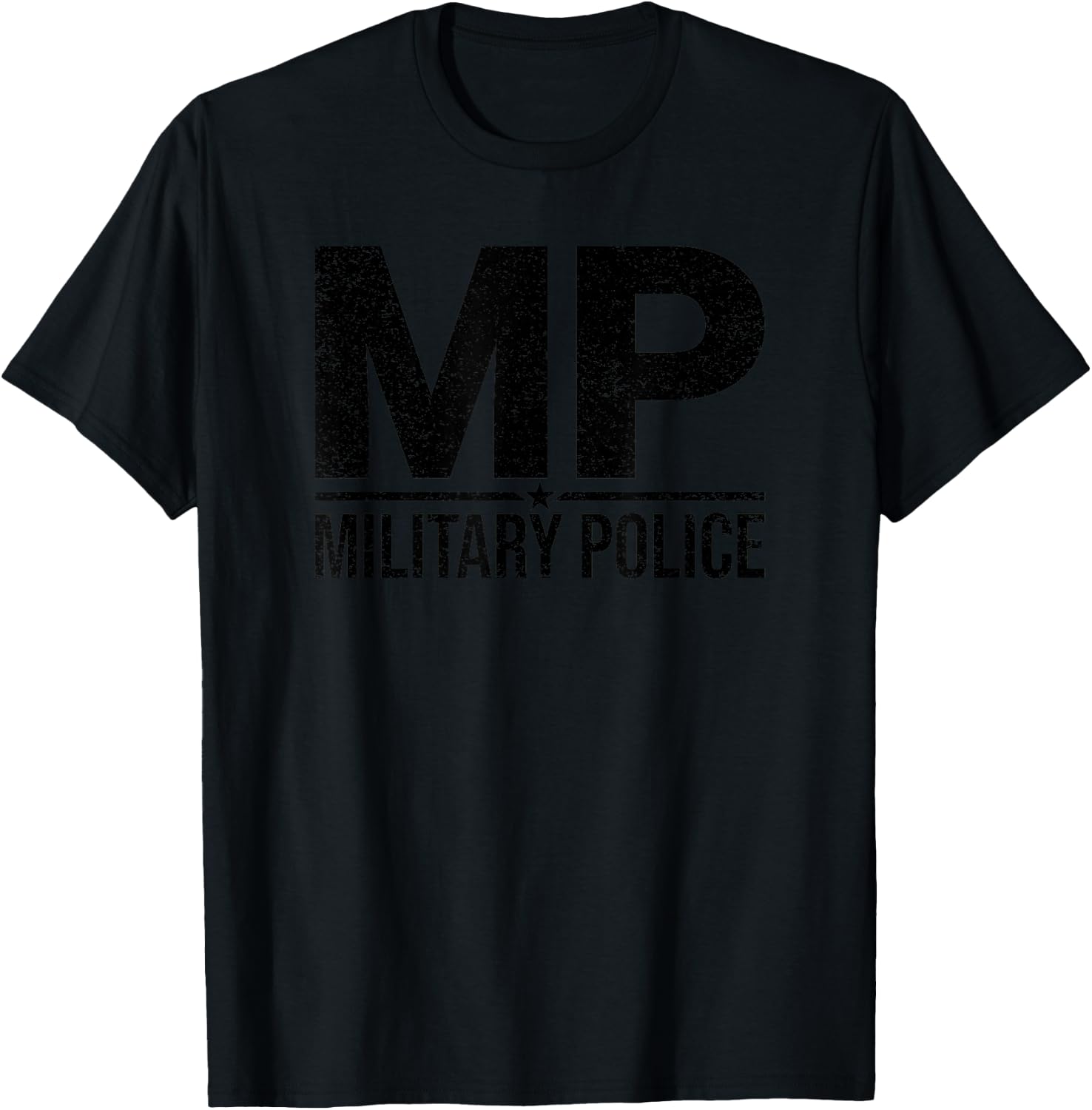 Mp Military Police Corps Us Army (black) T-Shirt - T-Shirt | Black