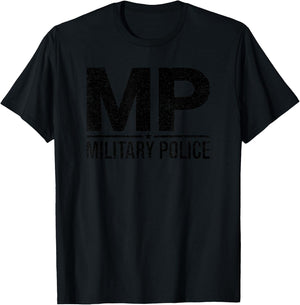 Mp Military Police Corps Us Army (black) T-Shirt - T-Shirt | Black