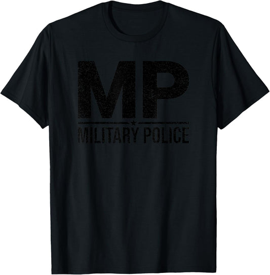 Mp Military Police Corps Us Army (black) T-Shirt - T-Shirt | Black