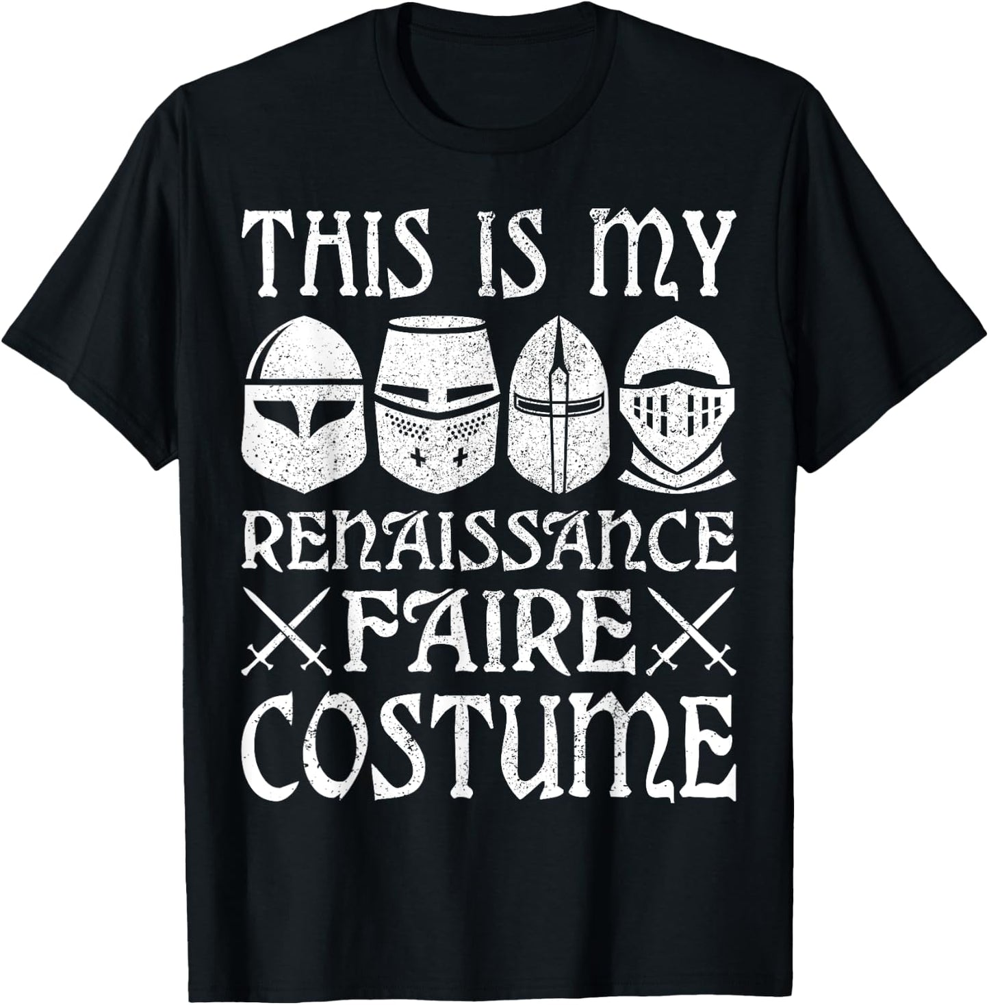 This Is My Renaissance Faire Costume Men Boys Kids Outfit T-Shirt - T-Shirt | Black