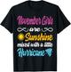 November Girls Are Sunshine Mixed With A Little Hurricane T-Shirt - T-Shirt | Black