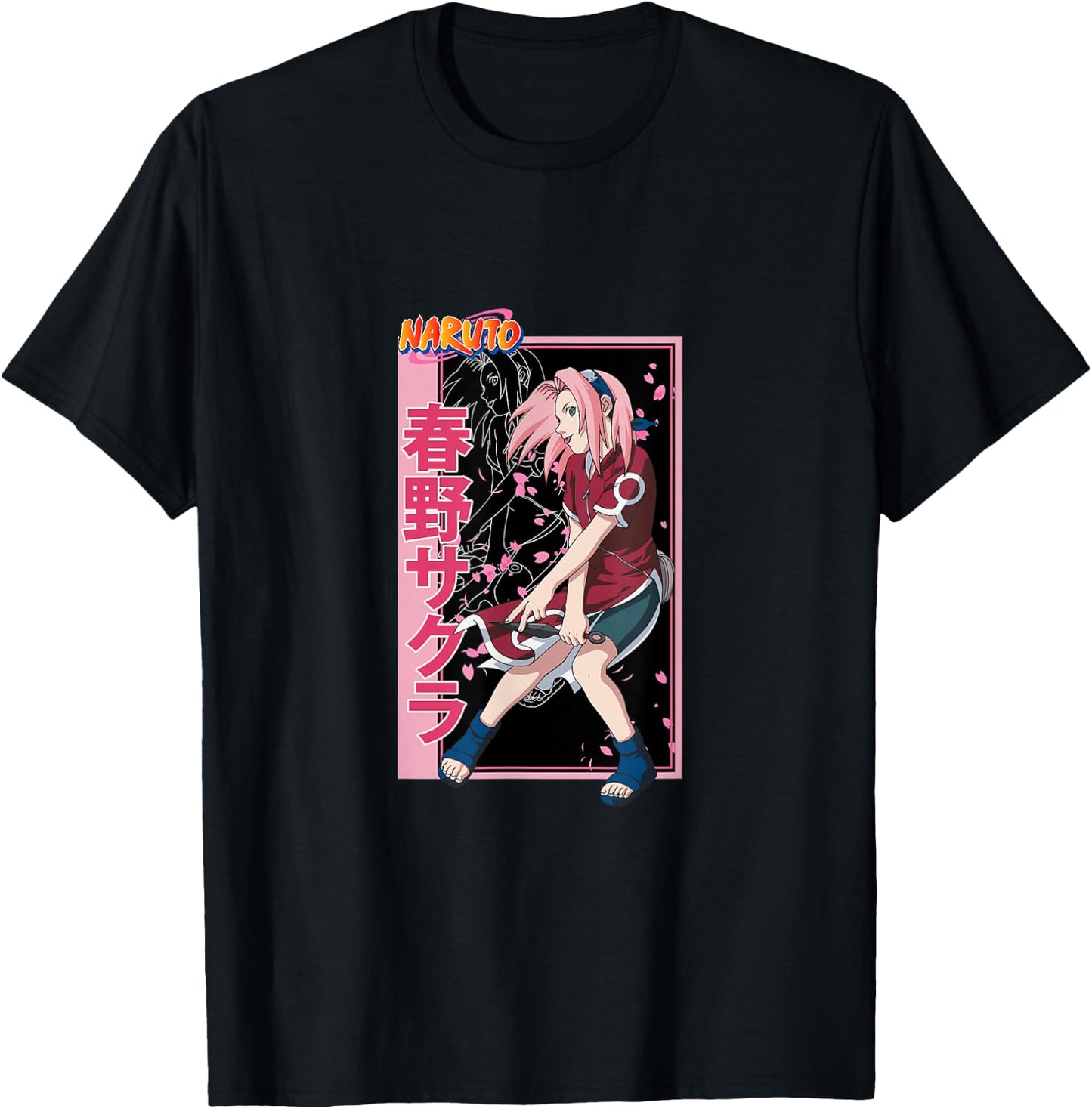 Naruto Sakura Haruno T-Shirt - T-Shirt | Black