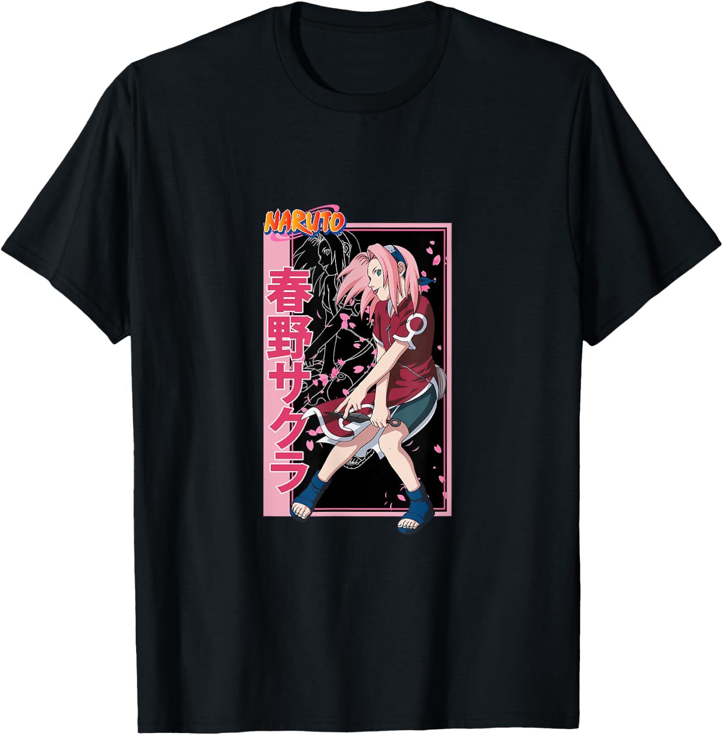 Naruto Sakura Haruno T-Shirt - T-Shirt | Black
