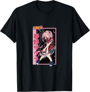 Naruto Sakura Haruno T-Shirt - T-Shirt | Black