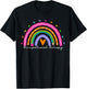 Occupational Therapy Month OT Therapist Rainbow T-Shirt - T-Shirt | Black