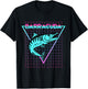 Barracuda Fish Fishing Aesthetic Retro Barracuda T-Shirt - T-Shirt | Black